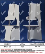  - 21 cm Karton Ayak - Ayaklı Poster Tutucu 250 Adet
