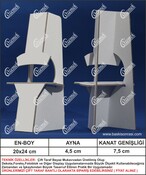  - 24 cm Karton Ayak - Ayaklı Poster Tutucu 250 Adet