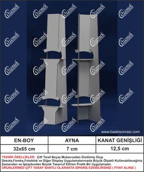 65 cm Karton Ayak - Ayaklı Poster Tutucu 250 Adet