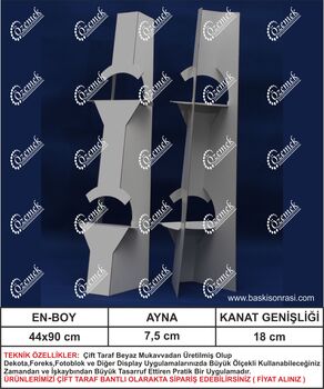 89 cm Karton Ayak - Ayaklı Poster Tutucu 100 Adet