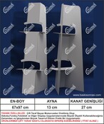  - 97 cm Karton Ayak - Ayaklı Poster Tutucu 100 Adet