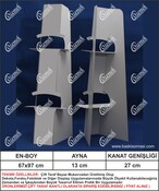  - 97 cm Karton Ayak - Ayaklı Poster Tutucu 250 Adet
